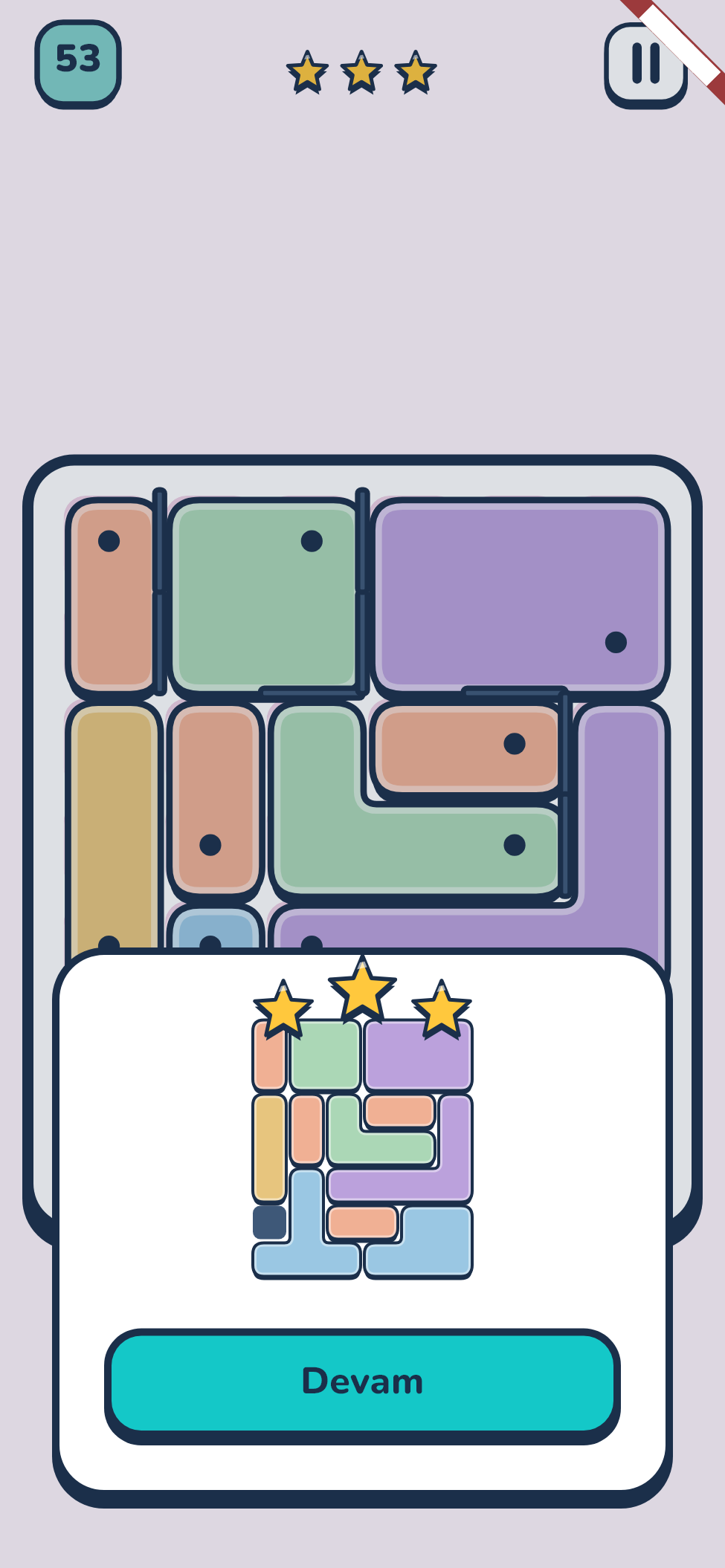 The end of a level